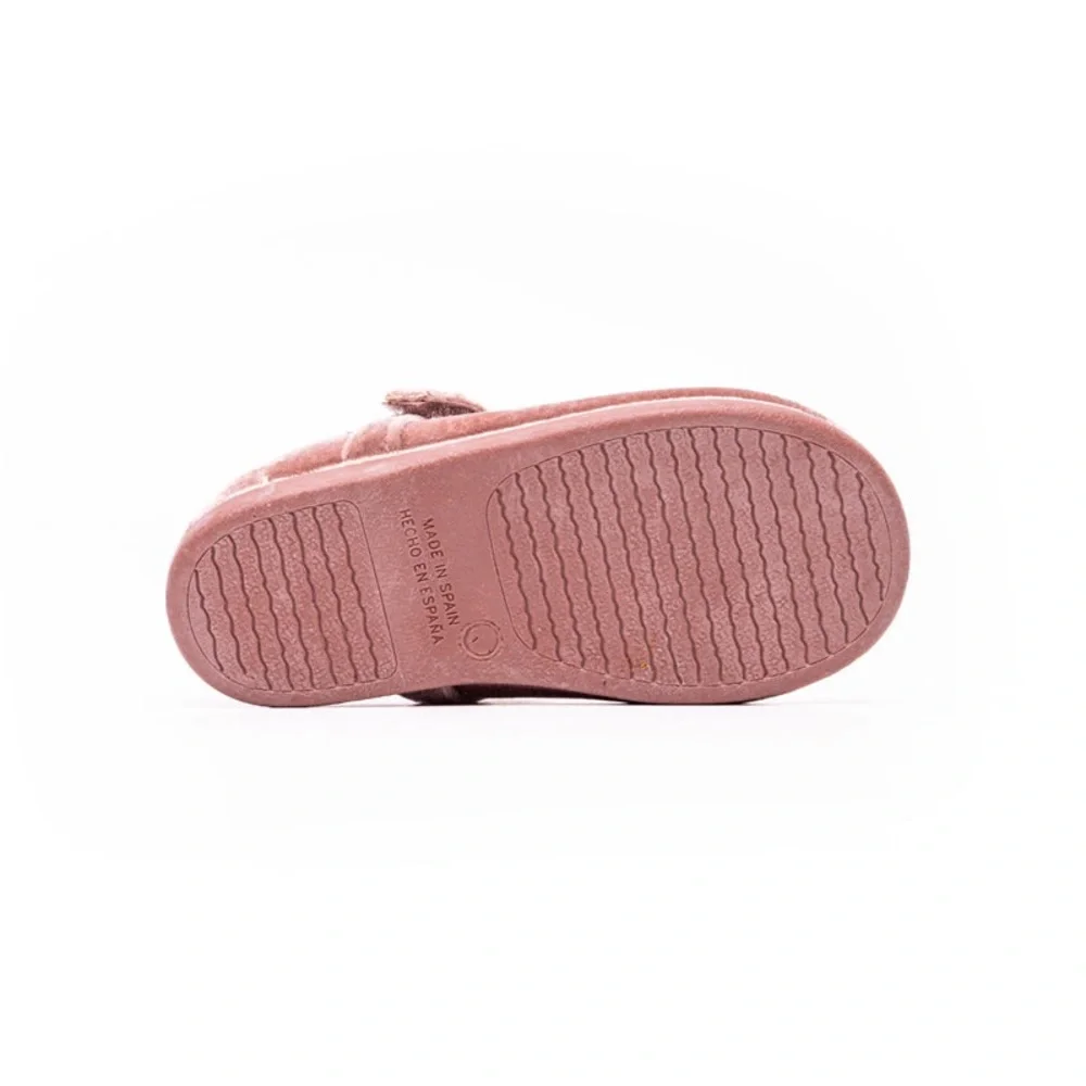 Childrenchic Cassie Rose Velvet Mary Jane Shoes